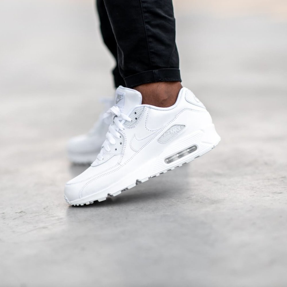 Nike Air Max 90 Triple White Leather